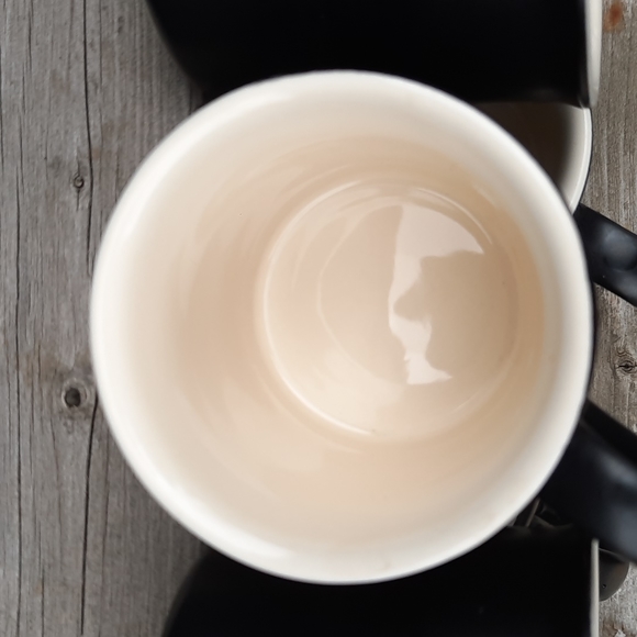 Set of 8 Matte Black Mann Stoneware 4oz. Espresso Cups - Picture 5 of 7